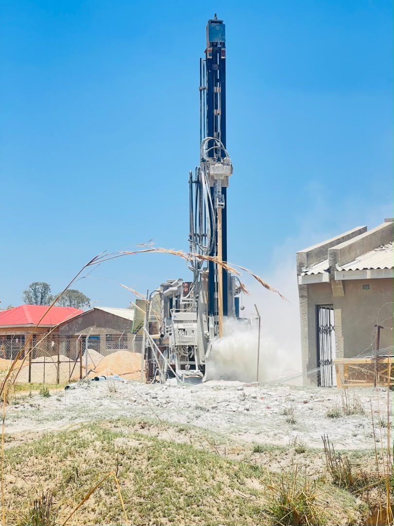 Driller at work